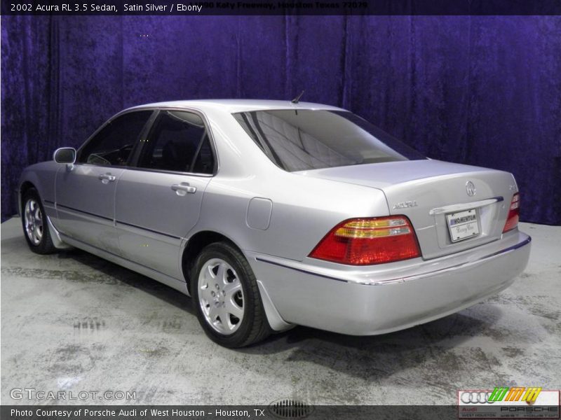Satin Silver / Ebony 2002 Acura RL 3.5 Sedan