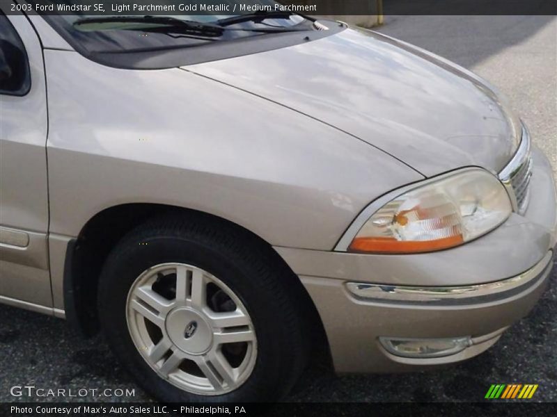 Light Parchment Gold Metallic / Medium Parchment 2003 Ford Windstar SE