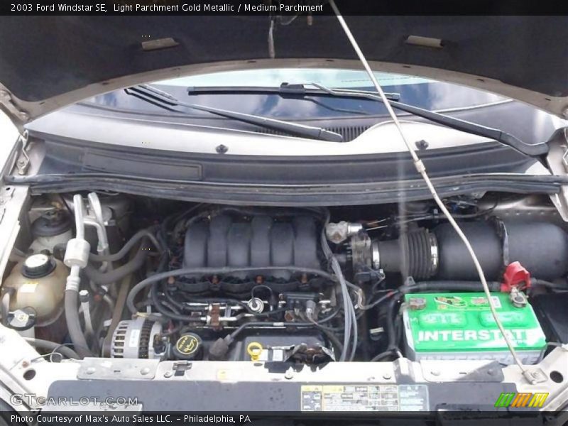 Light Parchment Gold Metallic / Medium Parchment 2003 Ford Windstar SE