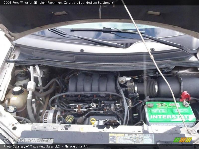 Light Parchment Gold Metallic / Medium Parchment 2003 Ford Windstar SE