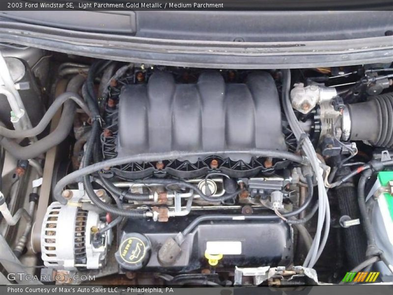 Light Parchment Gold Metallic / Medium Parchment 2003 Ford Windstar SE