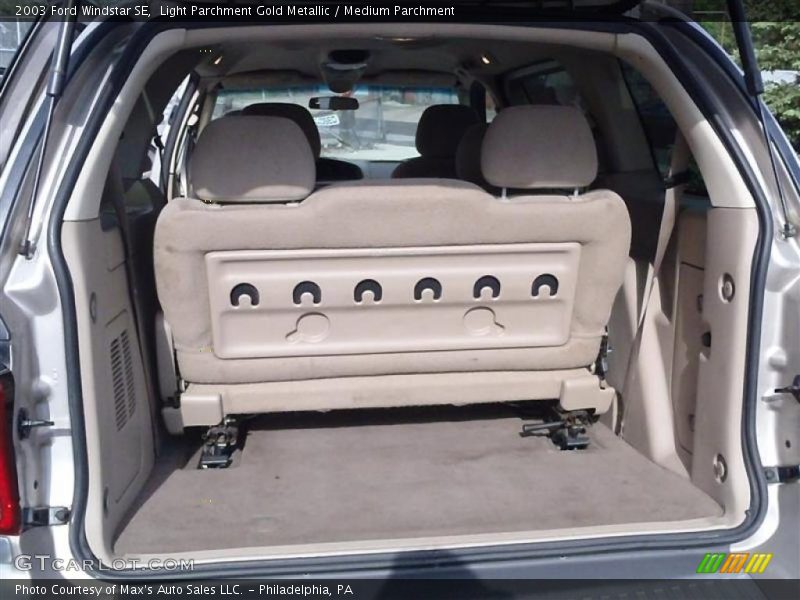 Light Parchment Gold Metallic / Medium Parchment 2003 Ford Windstar SE