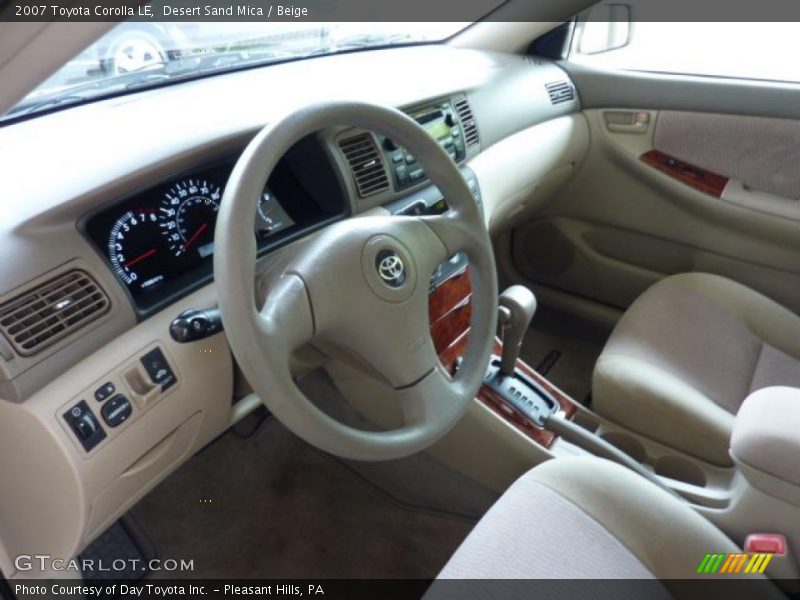 Desert Sand Mica / Beige 2007 Toyota Corolla LE