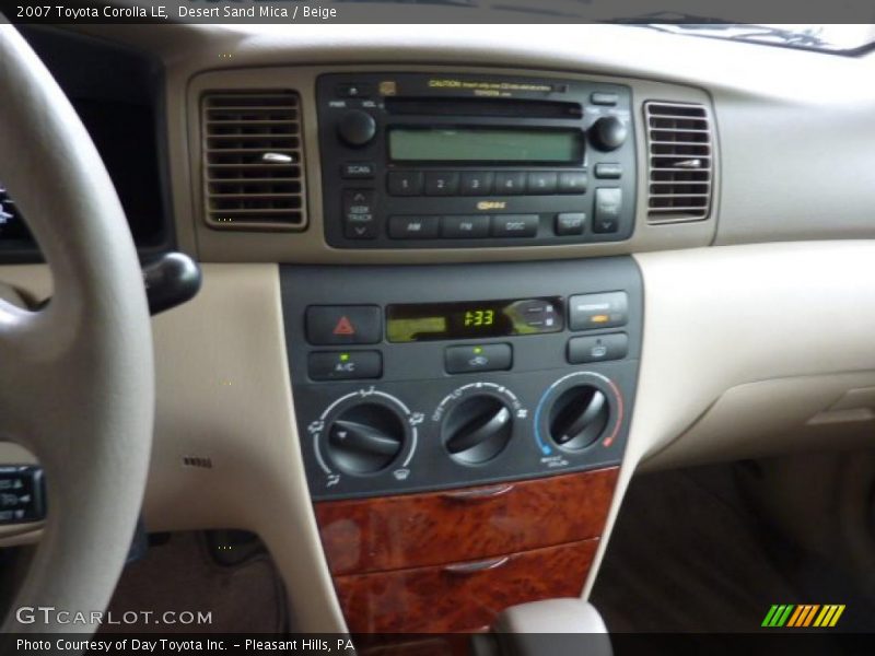 Desert Sand Mica / Beige 2007 Toyota Corolla LE