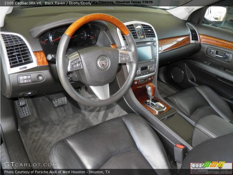Black Raven / Ebony/Ebony 2008 Cadillac SRX V6