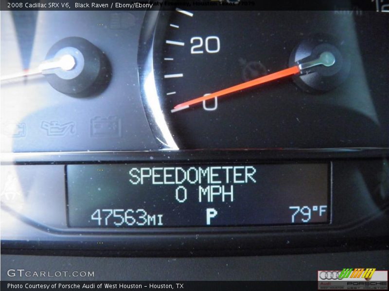 Black Raven / Ebony/Ebony 2008 Cadillac SRX V6