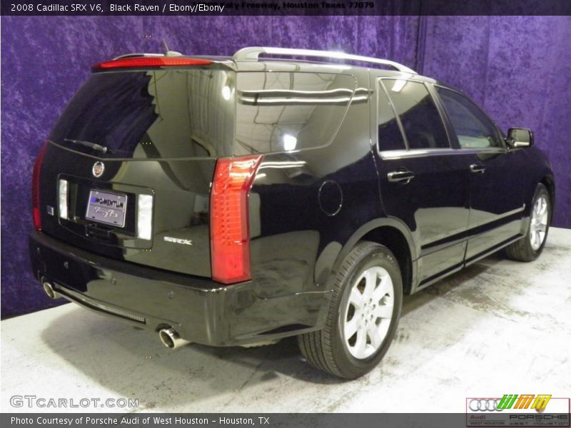 Black Raven / Ebony/Ebony 2008 Cadillac SRX V6