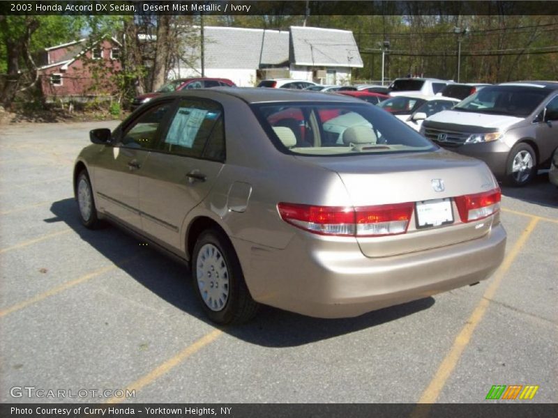 Desert Mist Metallic / Ivory 2003 Honda Accord DX Sedan