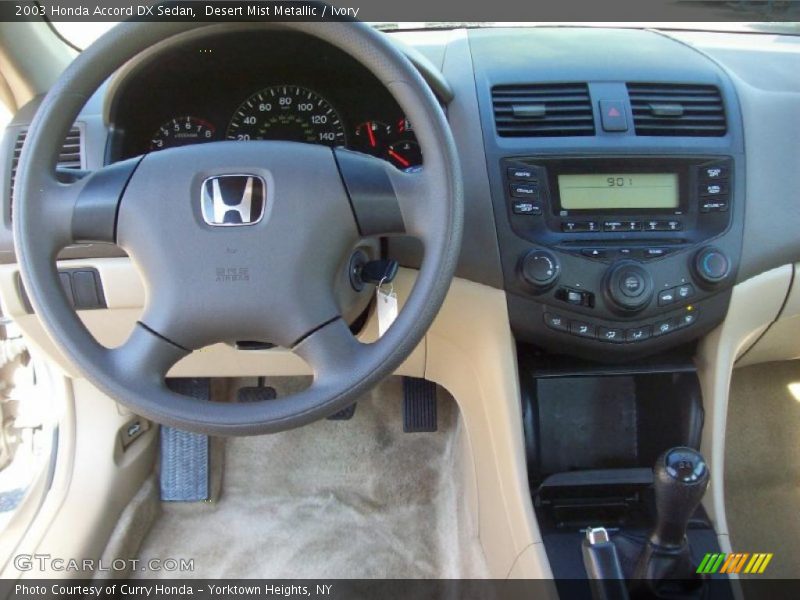 Dashboard of 2003 Accord DX Sedan
