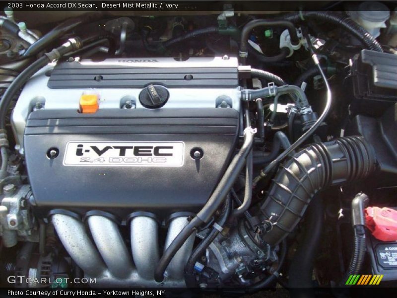  2003 Accord DX Sedan Engine - 2.4 Liter DOHC 16-Valve i-VTEC 4 Cylinder