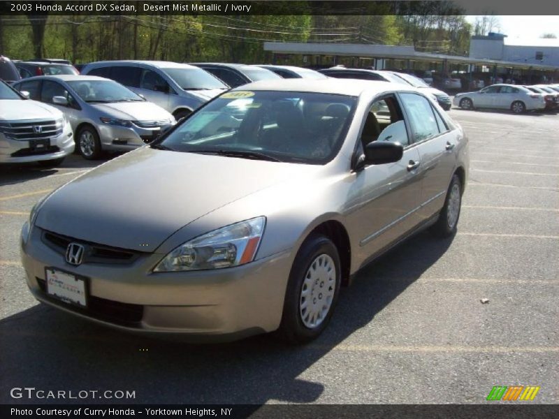 Desert Mist Metallic / Ivory 2003 Honda Accord DX Sedan