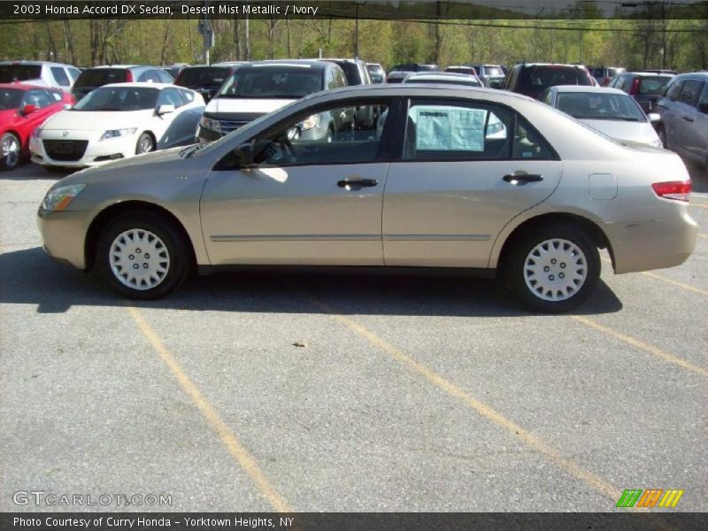 Desert Mist Metallic / Ivory 2003 Honda Accord DX Sedan