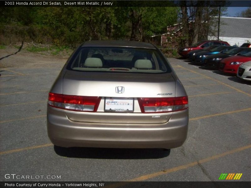 Desert Mist Metallic / Ivory 2003 Honda Accord DX Sedan