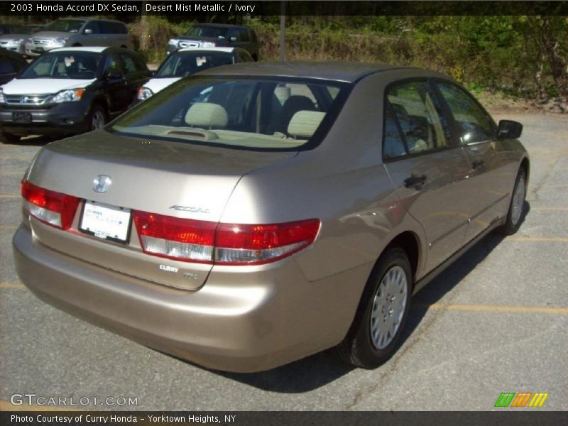 Desert Mist Metallic / Ivory 2003 Honda Accord DX Sedan