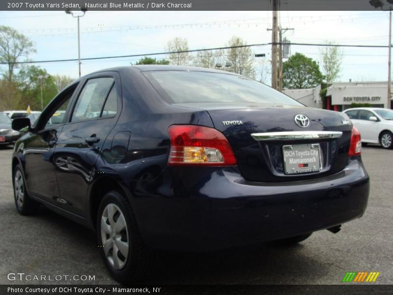 Nautical Blue Metallic / Dark Charcoal 2007 Toyota Yaris Sedan