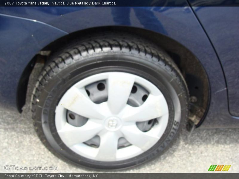Nautical Blue Metallic / Dark Charcoal 2007 Toyota Yaris Sedan