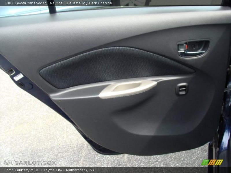 Nautical Blue Metallic / Dark Charcoal 2007 Toyota Yaris Sedan