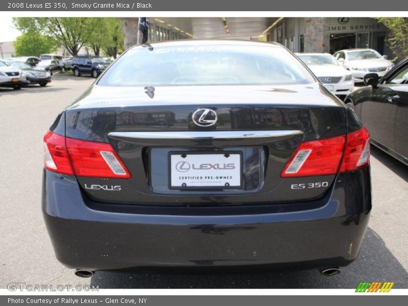 Smoky Granite Mica / Black 2008 Lexus ES 350
