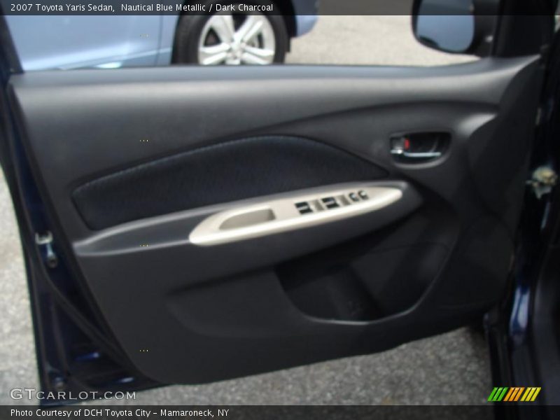 Nautical Blue Metallic / Dark Charcoal 2007 Toyota Yaris Sedan
