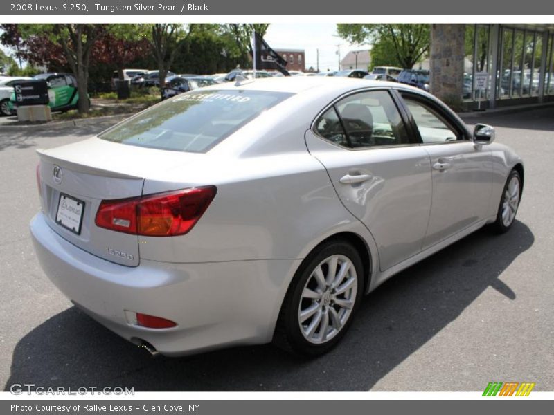 Tungsten Silver Pearl / Black 2008 Lexus IS 250
