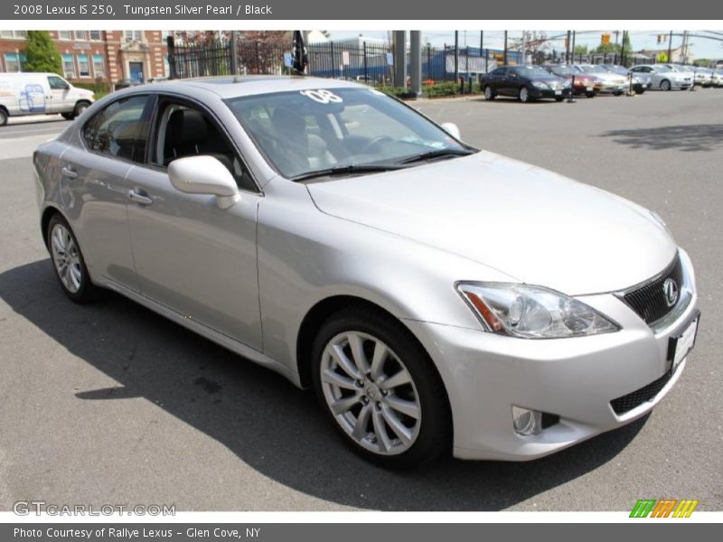 Tungsten Silver Pearl / Black 2008 Lexus IS 250