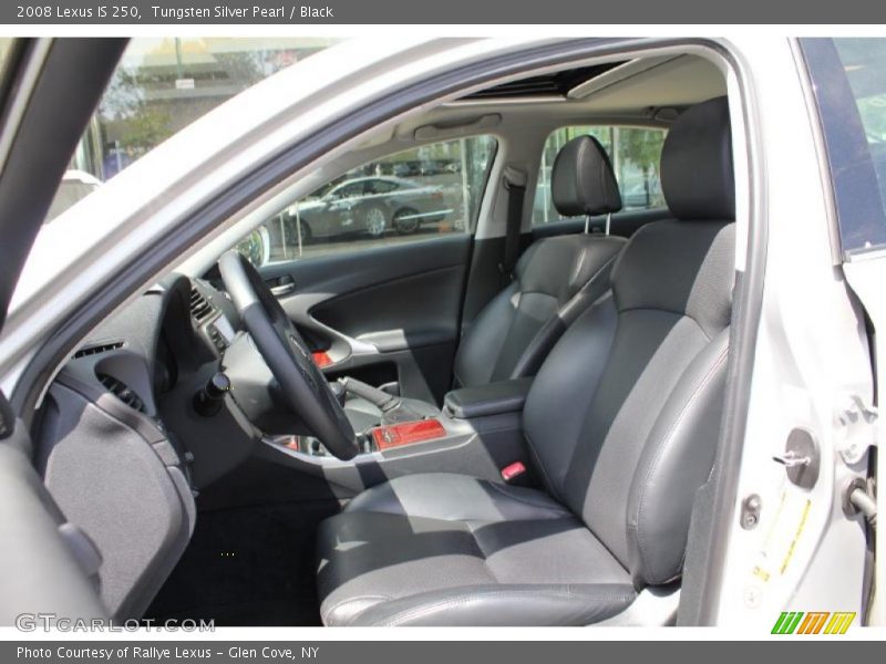 Tungsten Silver Pearl / Black 2008 Lexus IS 250