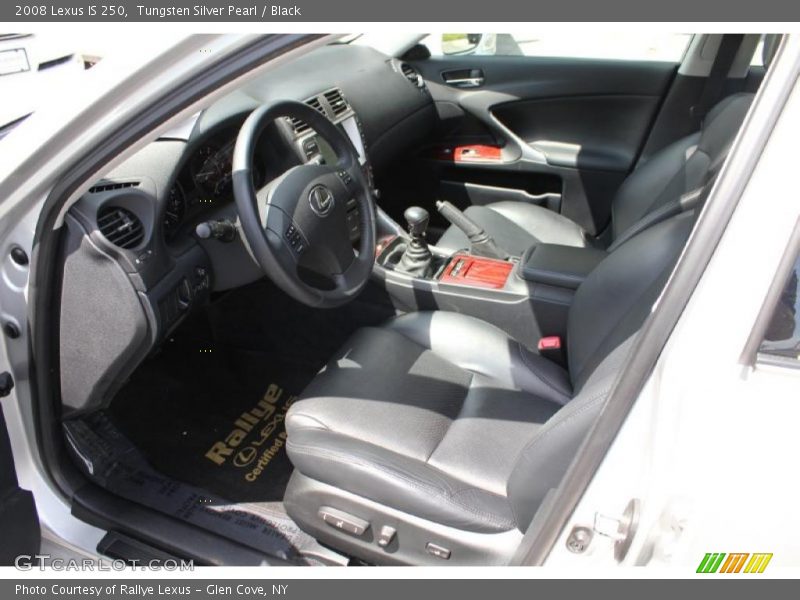 Tungsten Silver Pearl / Black 2008 Lexus IS 250