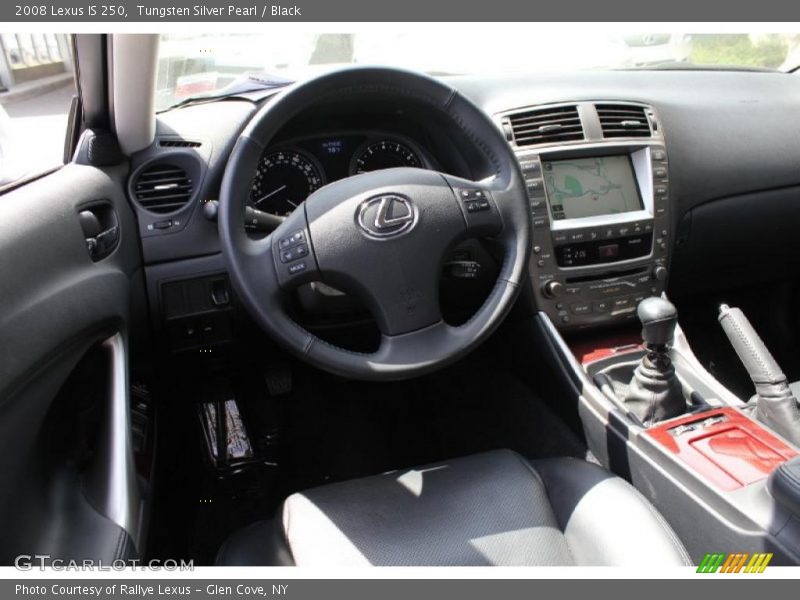 Tungsten Silver Pearl / Black 2008 Lexus IS 250
