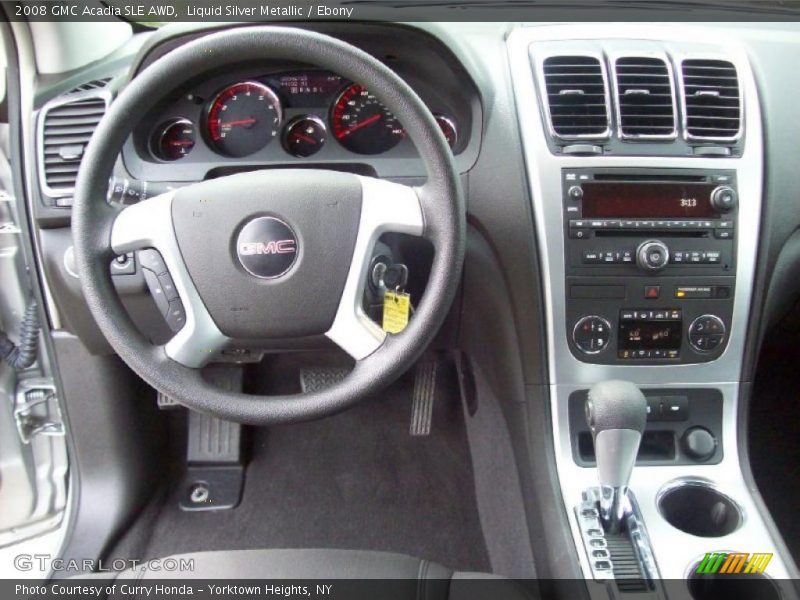 Liquid Silver Metallic / Ebony 2008 GMC Acadia SLE AWD