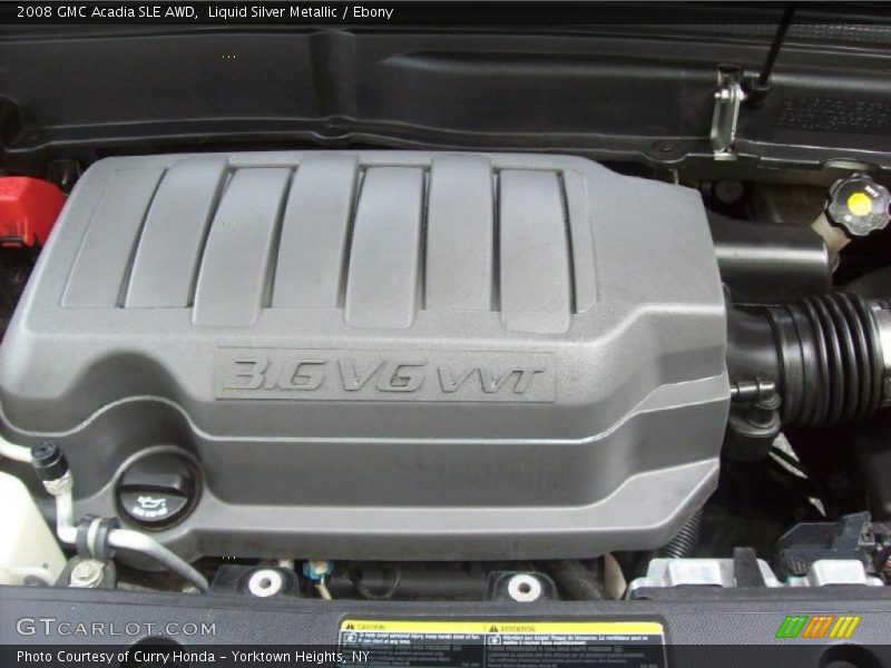 Liquid Silver Metallic / Ebony 2008 GMC Acadia SLE AWD