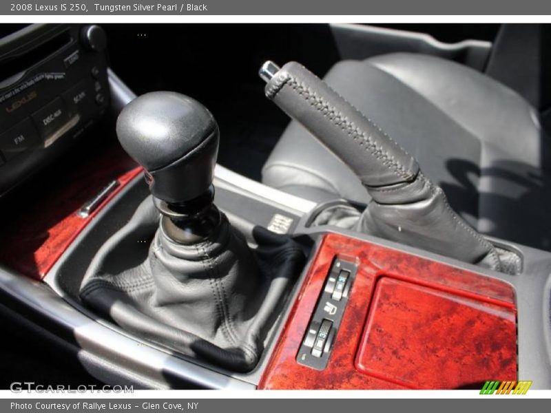 Tungsten Silver Pearl / Black 2008 Lexus IS 250