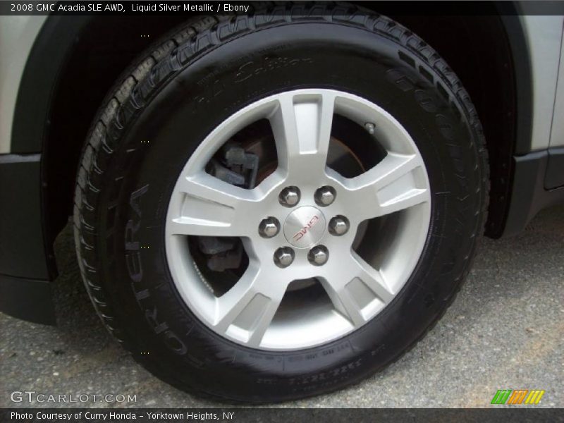Liquid Silver Metallic / Ebony 2008 GMC Acadia SLE AWD