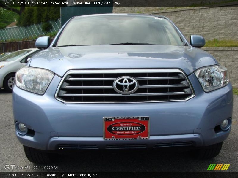 Wave Line Pearl / Ash Gray 2008 Toyota Highlander Limited 4WD