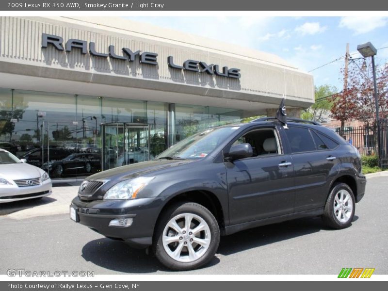 Smokey Granite / Light Gray 2009 Lexus RX 350 AWD