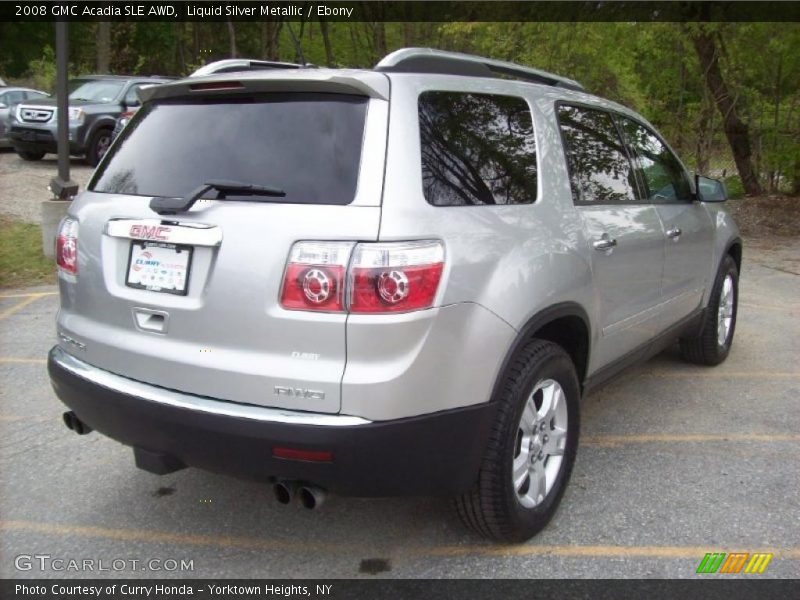 Liquid Silver Metallic / Ebony 2008 GMC Acadia SLE AWD