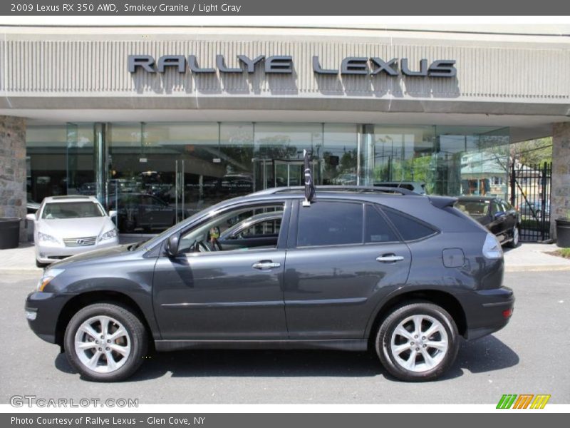 Smokey Granite / Light Gray 2009 Lexus RX 350 AWD