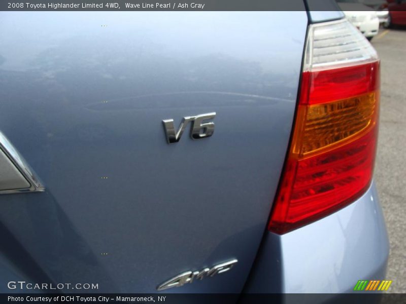 Wave Line Pearl / Ash Gray 2008 Toyota Highlander Limited 4WD