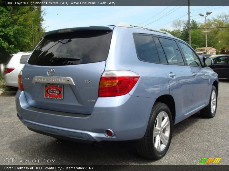 Wave Line Pearl / Ash Gray 2008 Toyota Highlander Limited 4WD