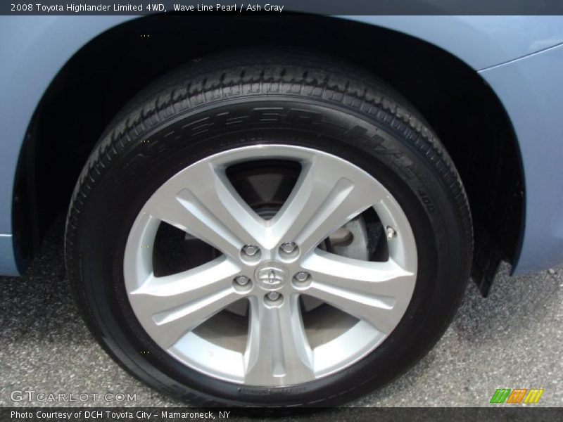 Wave Line Pearl / Ash Gray 2008 Toyota Highlander Limited 4WD