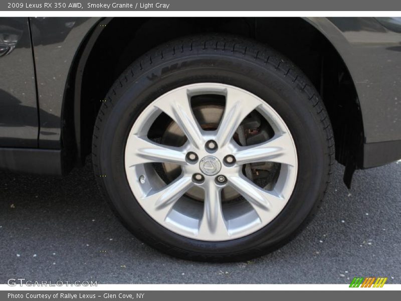 Smokey Granite / Light Gray 2009 Lexus RX 350 AWD