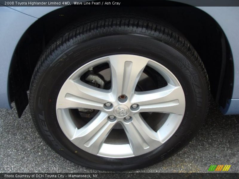 Wave Line Pearl / Ash Gray 2008 Toyota Highlander Limited 4WD