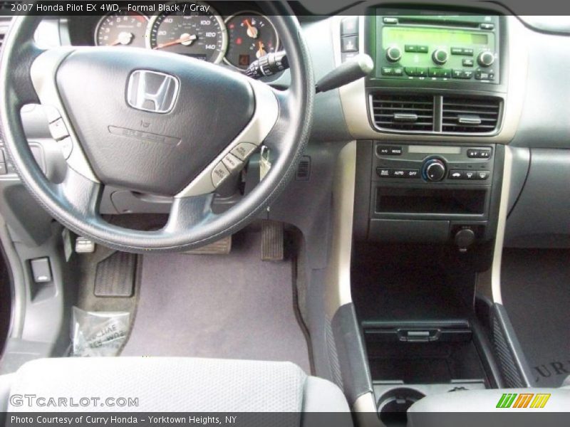 Formal Black / Gray 2007 Honda Pilot EX 4WD
