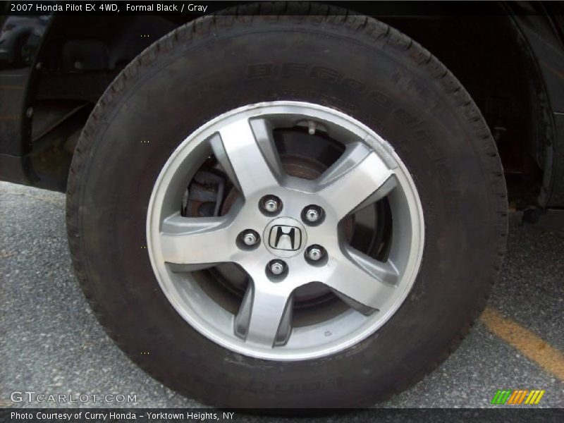 Formal Black / Gray 2007 Honda Pilot EX 4WD