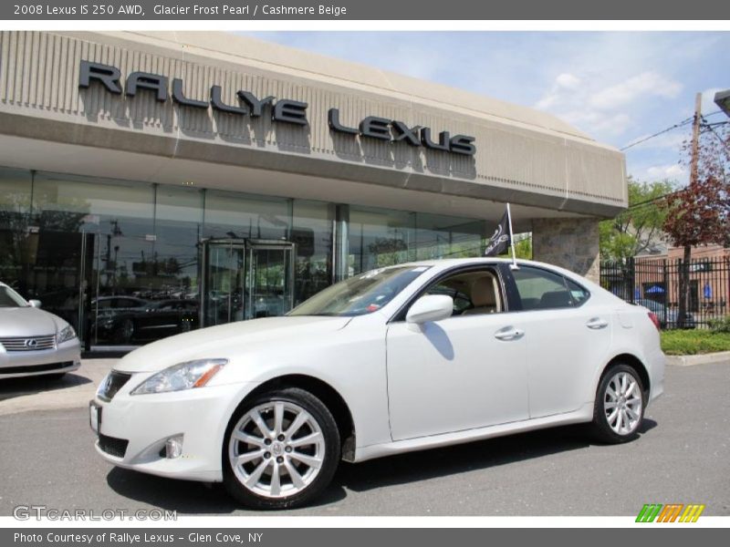 Glacier Frost Pearl / Cashmere Beige 2008 Lexus IS 250 AWD