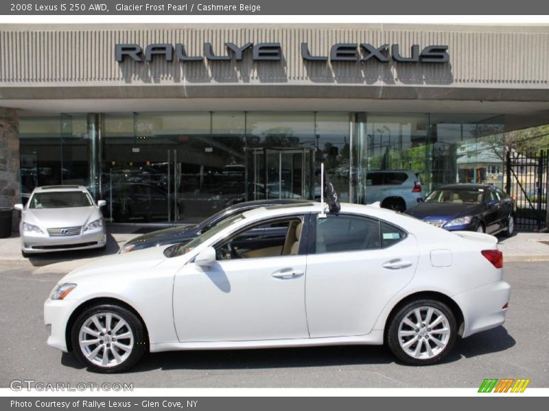 Glacier Frost Pearl / Cashmere Beige 2008 Lexus IS 250 AWD