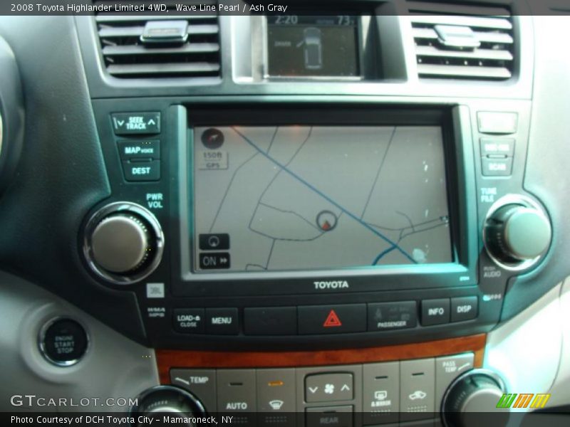 Wave Line Pearl / Ash Gray 2008 Toyota Highlander Limited 4WD