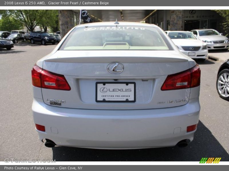 Glacier Frost Pearl / Cashmere Beige 2008 Lexus IS 250 AWD