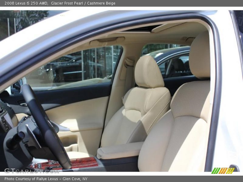 Glacier Frost Pearl / Cashmere Beige 2008 Lexus IS 250 AWD