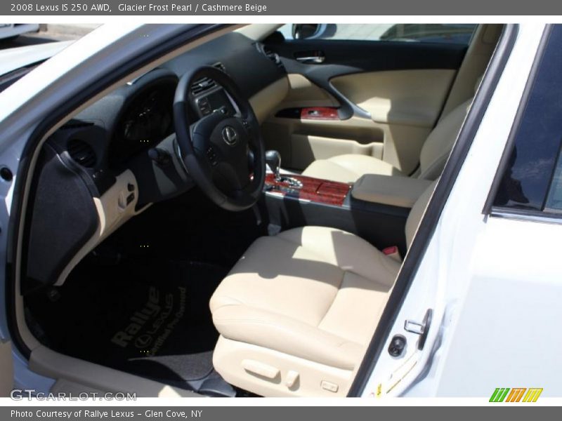 Glacier Frost Pearl / Cashmere Beige 2008 Lexus IS 250 AWD