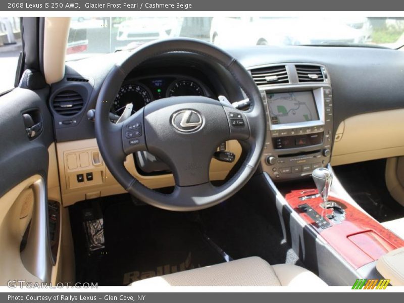 Glacier Frost Pearl / Cashmere Beige 2008 Lexus IS 250 AWD
